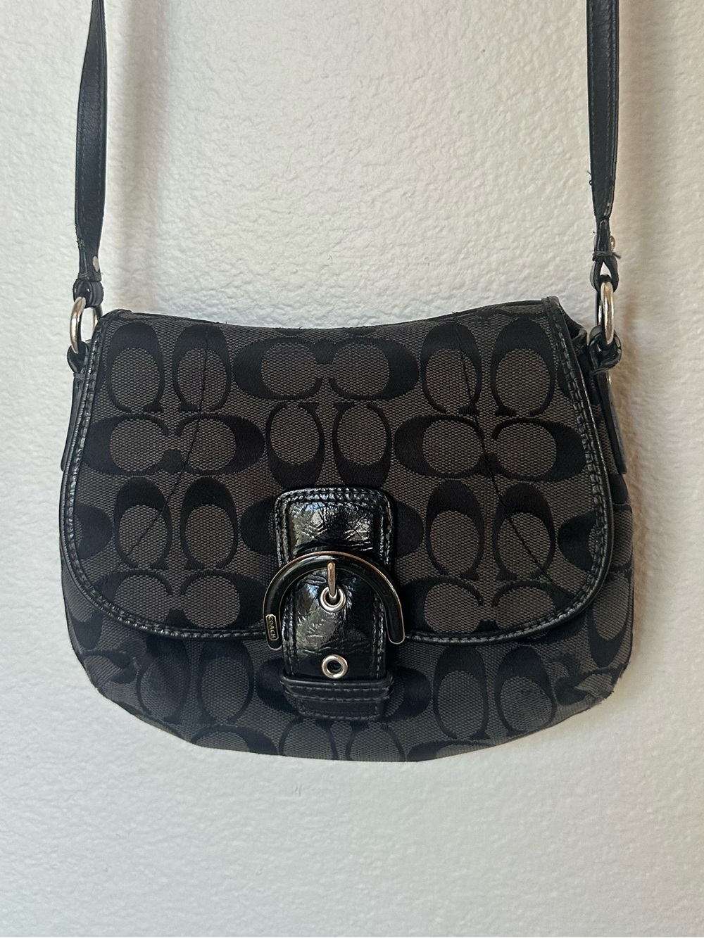 Black Vintage Coach SoHo